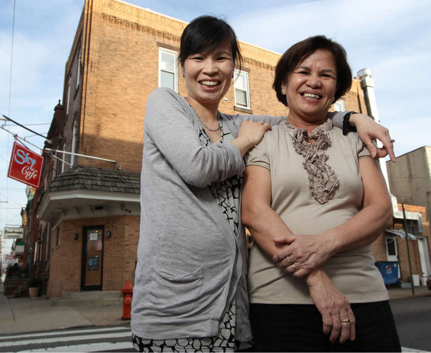 Sky Cafe owners Betty Yu and her mother Lily Tjia